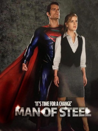 man of steel - clark and lois